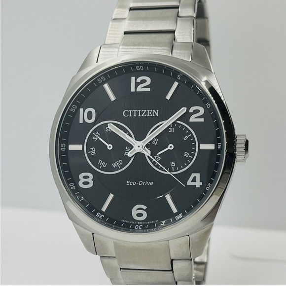 Citizen Eco-Drive Corso Stainless Steel Men's Watch AO9020-84E Brand New - Picture 5 of 9